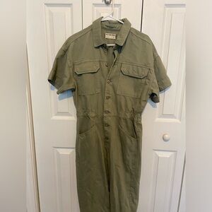 We The Free Free People Marci Short Sleeve Jumpsuit MEDIUM NWOT